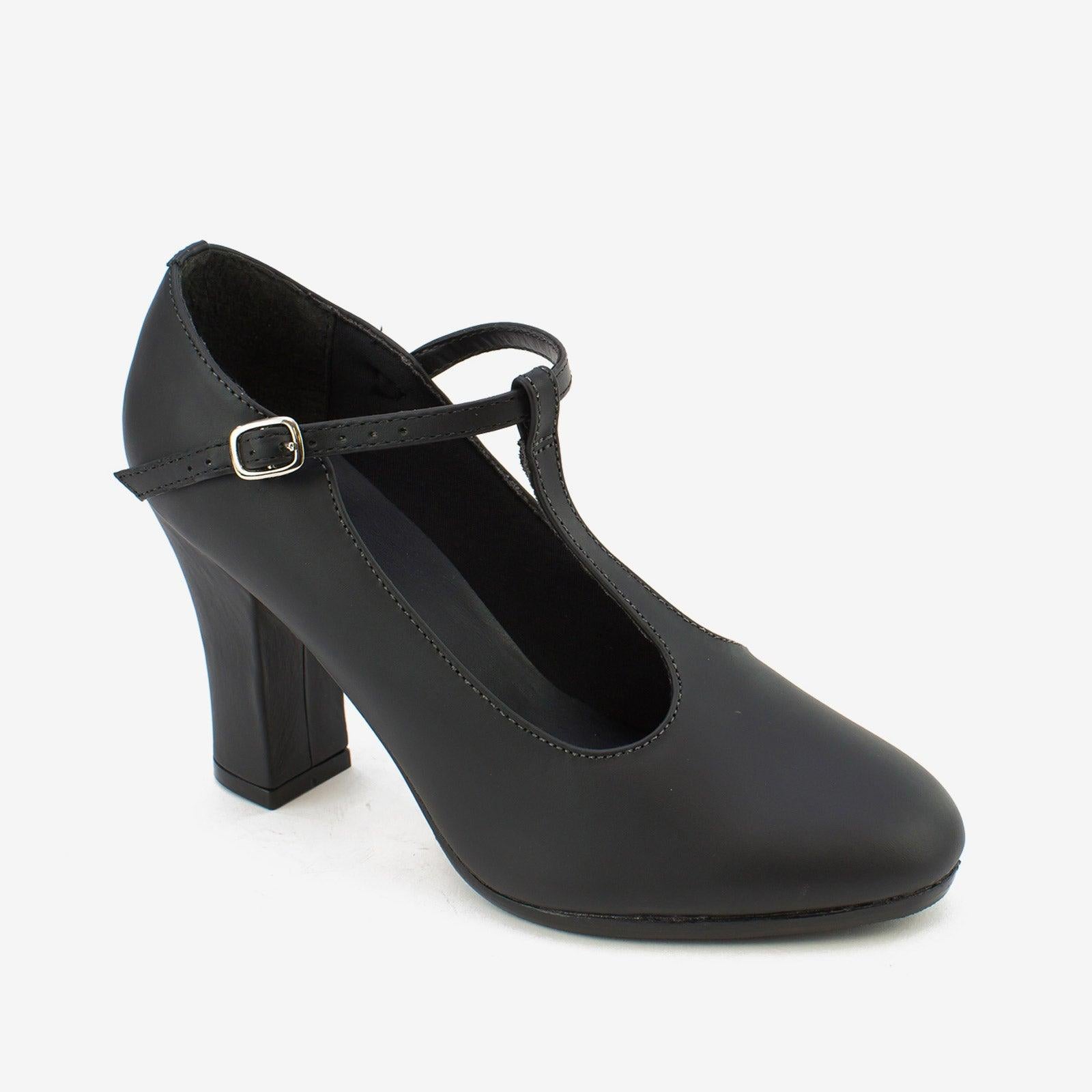 Connie T-Strap Character Shoe with Suede Soles by So Danca : CH57